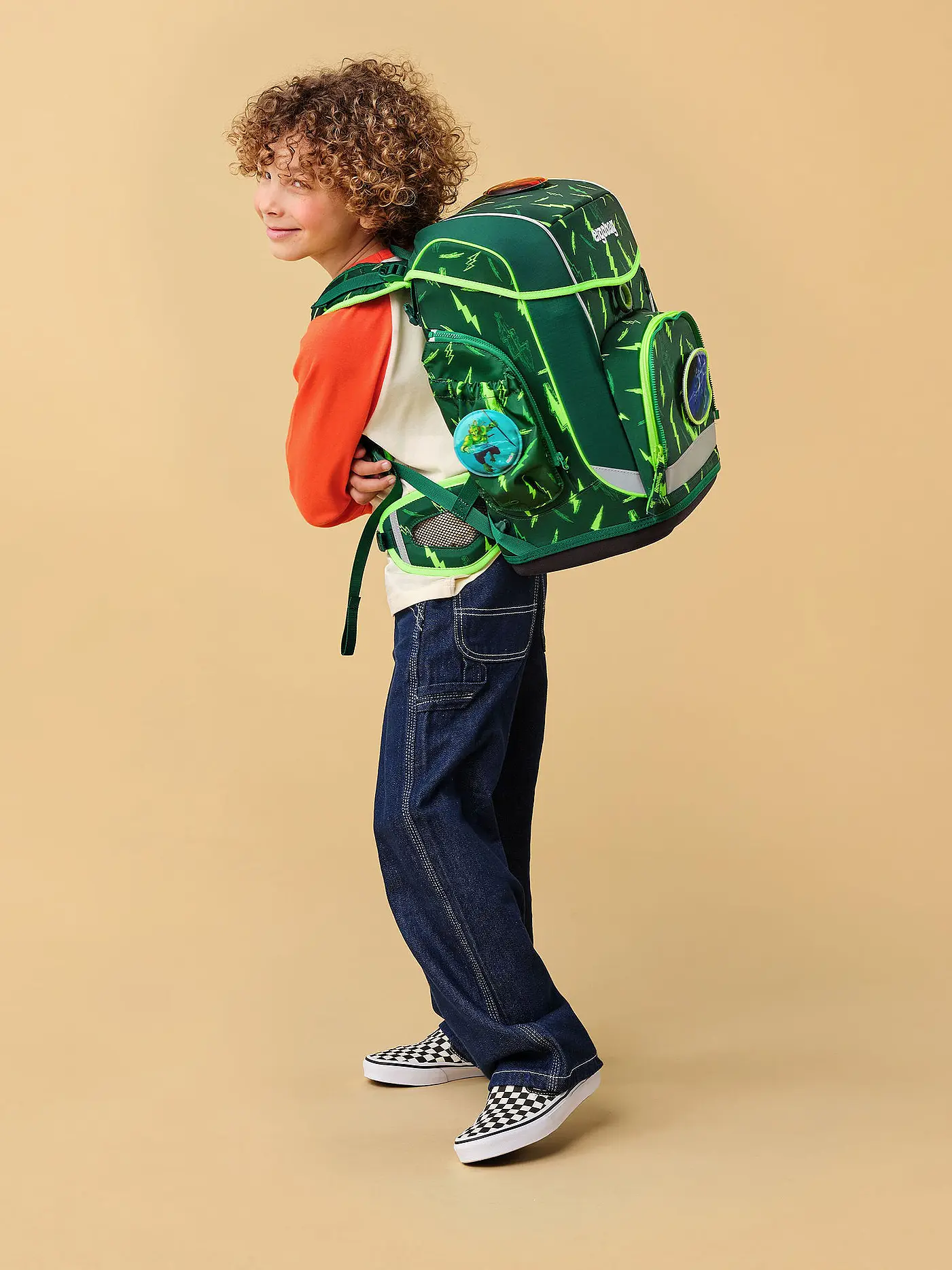 ERGOBAG | Schultaschen Set 6tlg CUBO LIGHT Bärtastisch | 